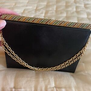 LuxuryVintage Koret luxury brand formal black bag- just reduced again EUC
